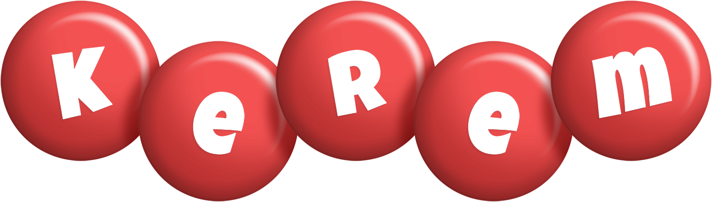 Kerem candy-red logo