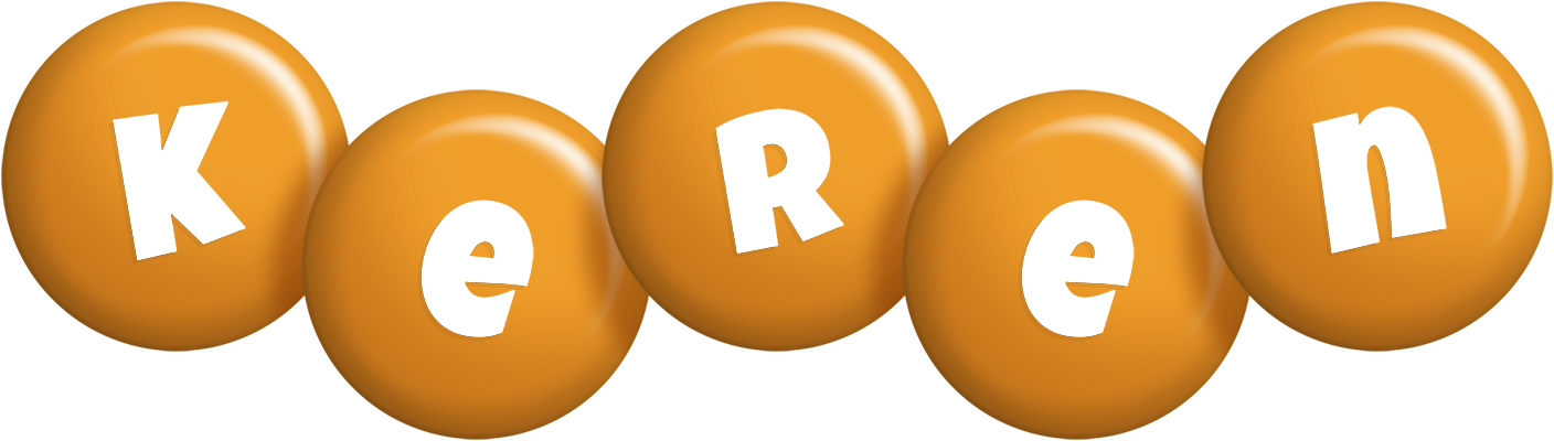 Keren candy-orange logo