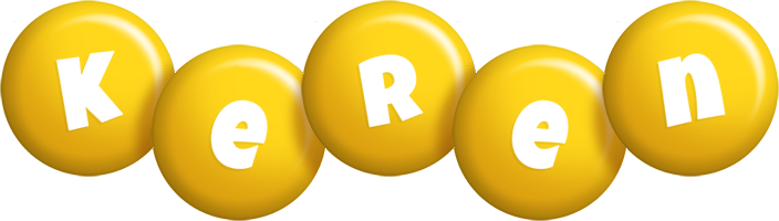 Keren candy-yellow logo