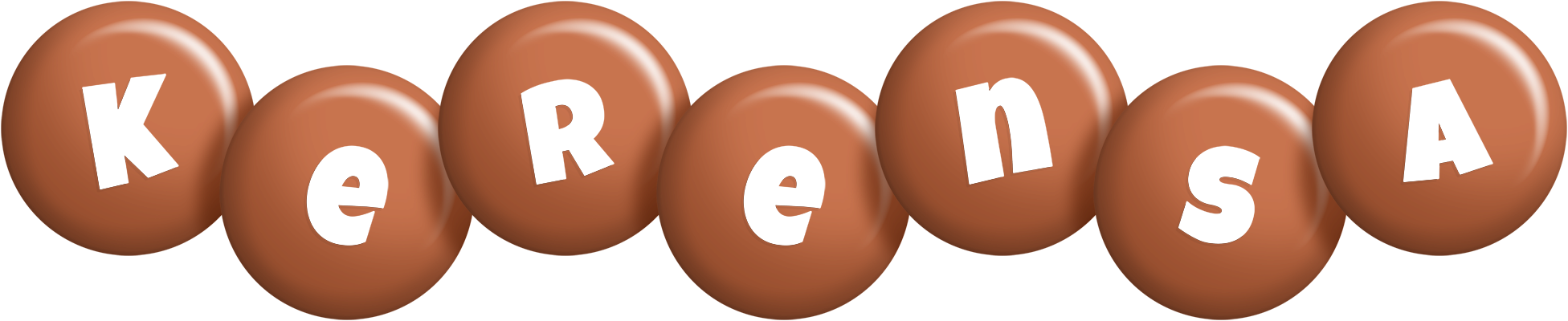 Kerensa candy-brown logo