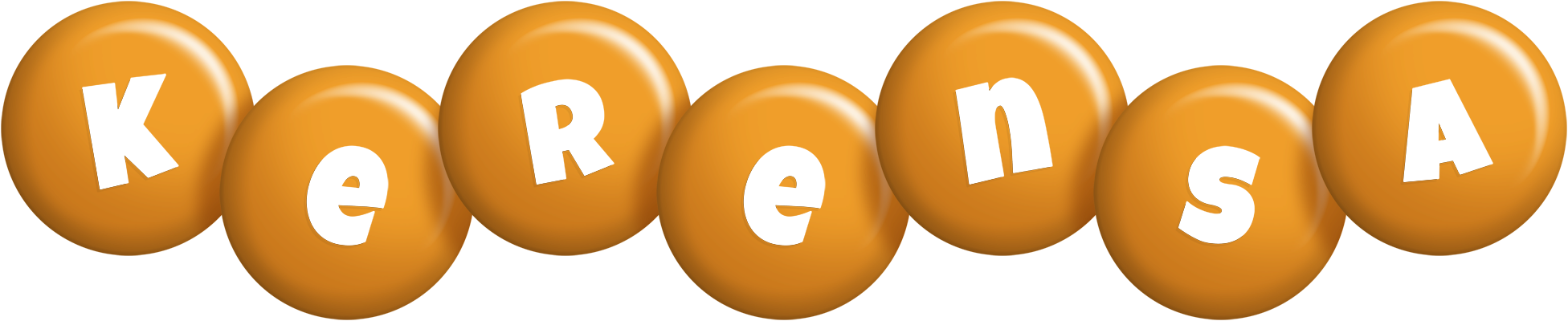Kerensa candy-orange logo