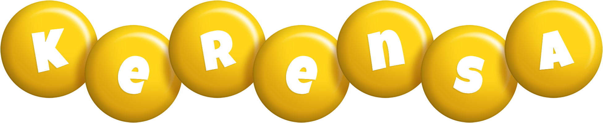 Kerensa candy-yellow logo