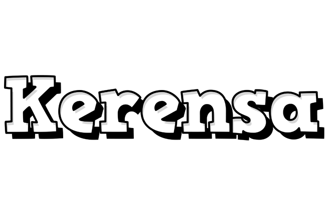 Kerensa snowing logo