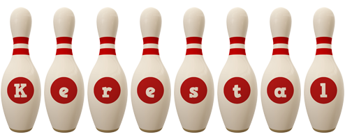 Kerestal bowling-pin logo
