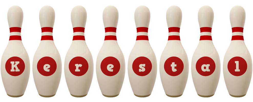 Kerestal bowling-pin logo
