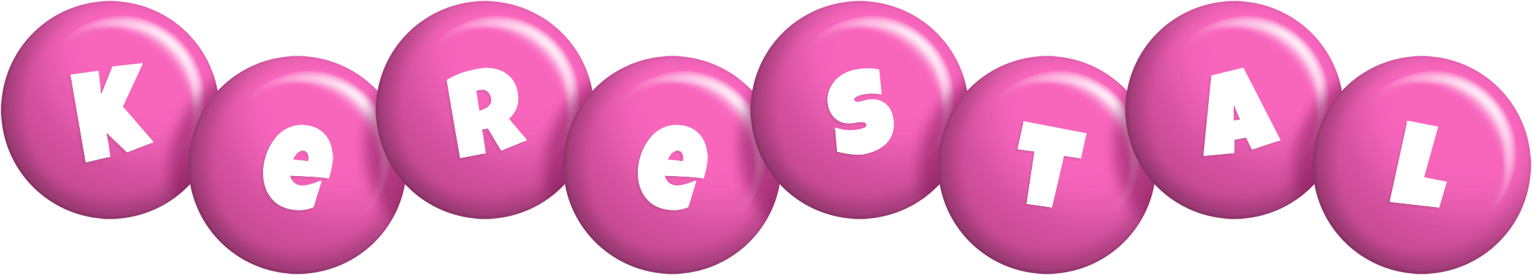 Kerestal candy-pink logo