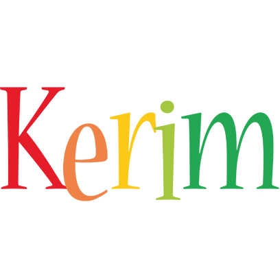 Kerim birthday logo