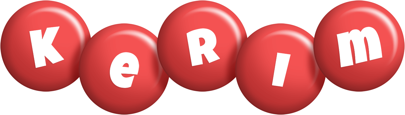 Kerim candy-red logo
