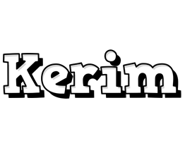 Kerim snowing logo