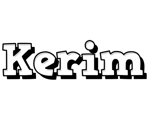 Kerim snowing logo