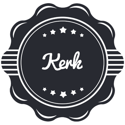 Kerk badge logo