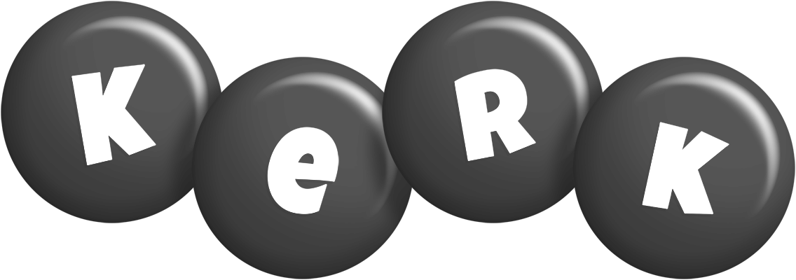 Kerk candy-black logo