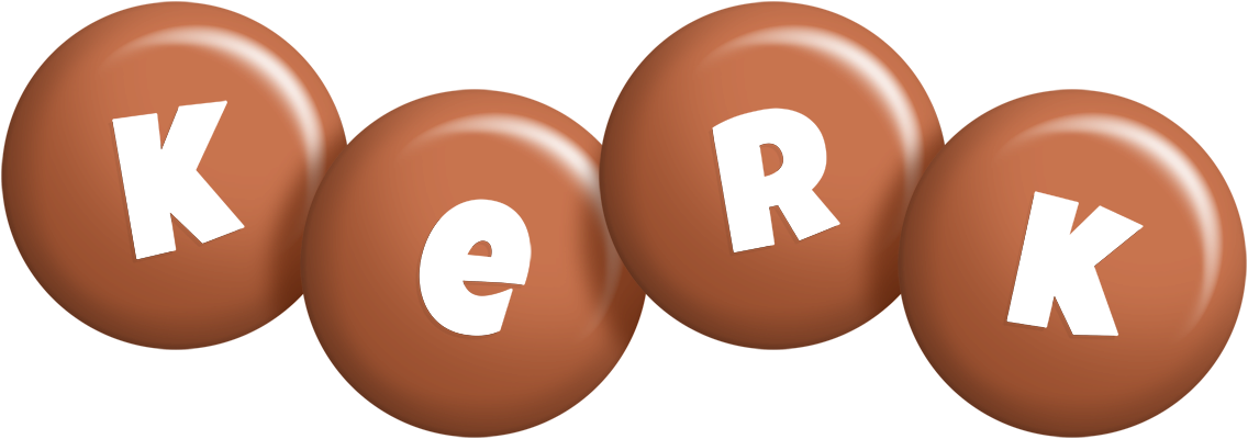 Kerk candy-brown logo