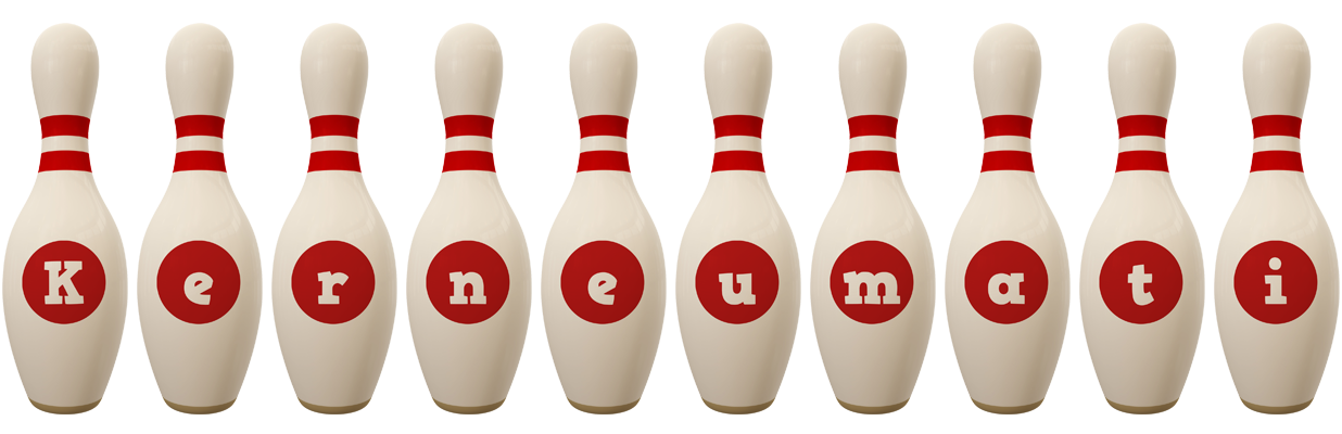 Kerneumati bowling-pin logo