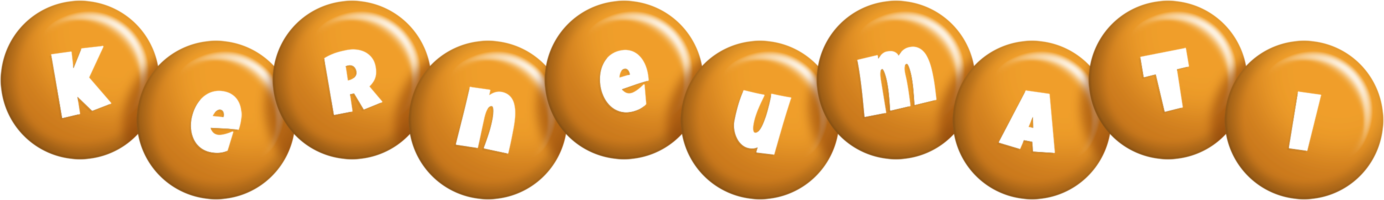 Kerneumati candy-orange logo