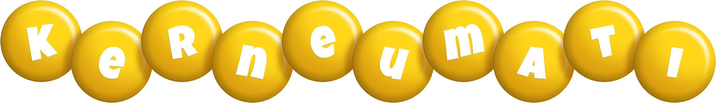 Kerneumati candy-yellow logo