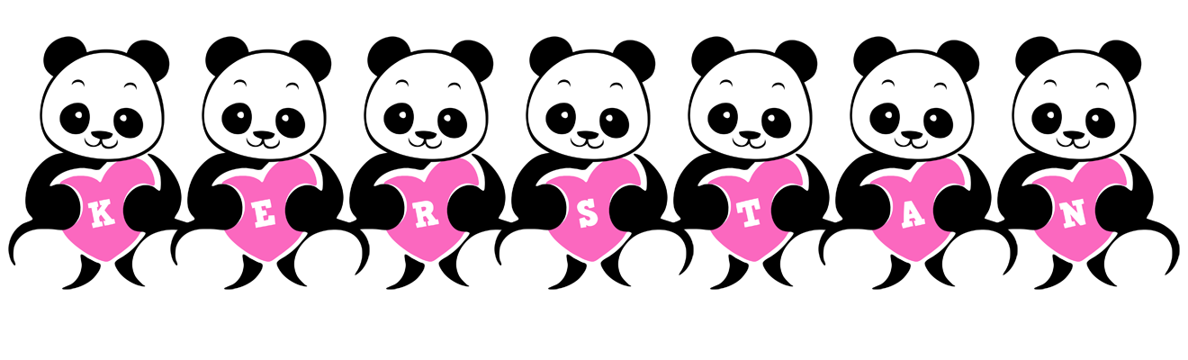 Kerstan love-panda logo
