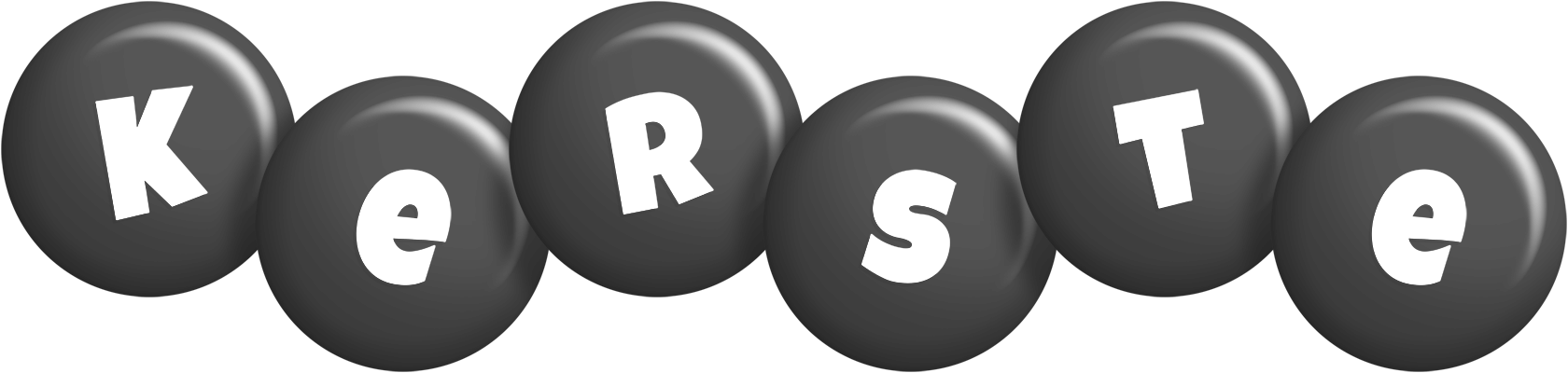 Kerste candy-black logo