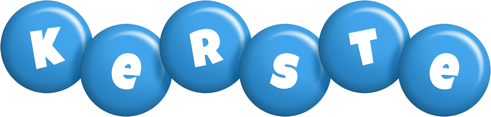 Kerste candy-blue logo