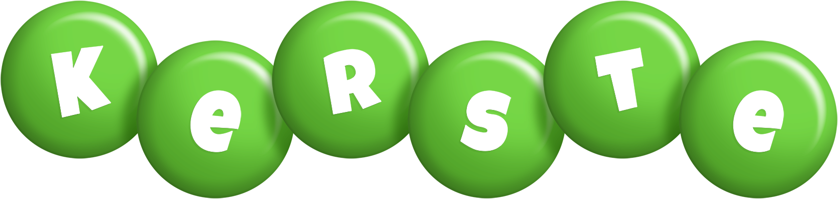 Kerste candy-green logo