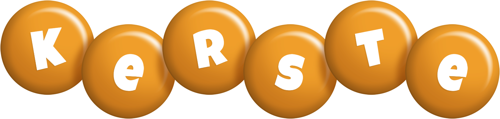 Kerste candy-orange logo