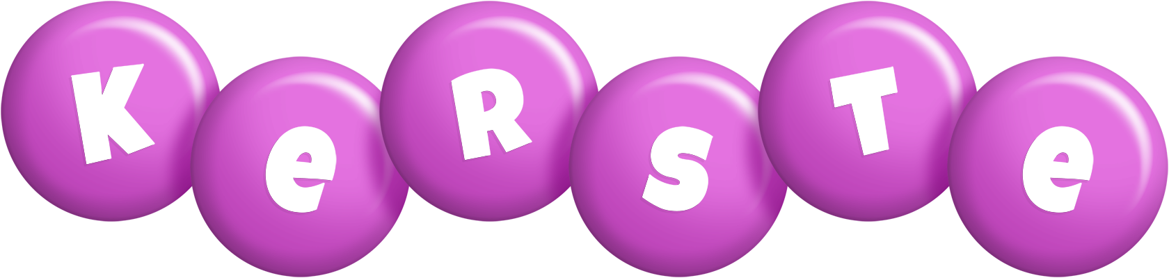 Kerste candy-purple logo