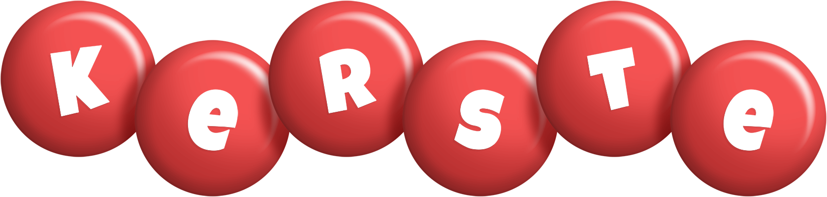 Kerste candy-red logo