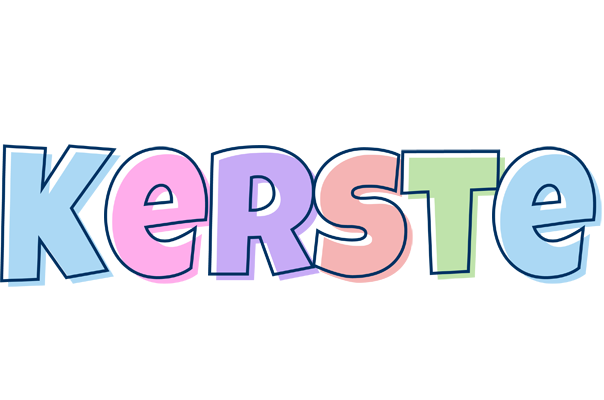 Kerste pastel logo