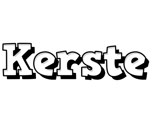 Kerste snowing logo