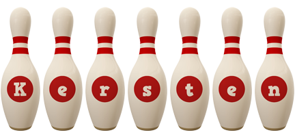 Kersten bowling-pin logo