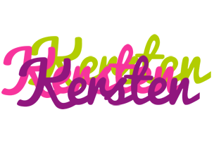 Kersten flowers logo