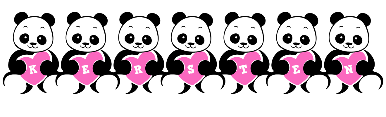 Kersten love-panda logo