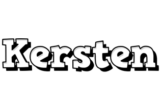 Kersten snowing logo