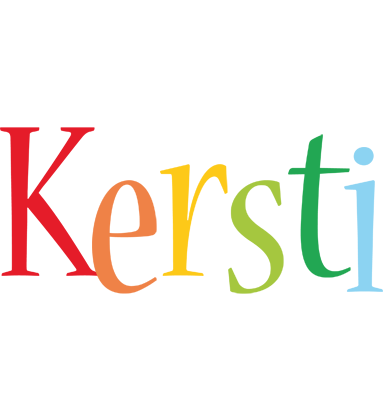 Kersti birthday logo