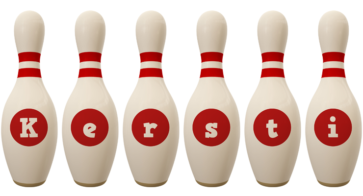 Kersti bowling-pin logo