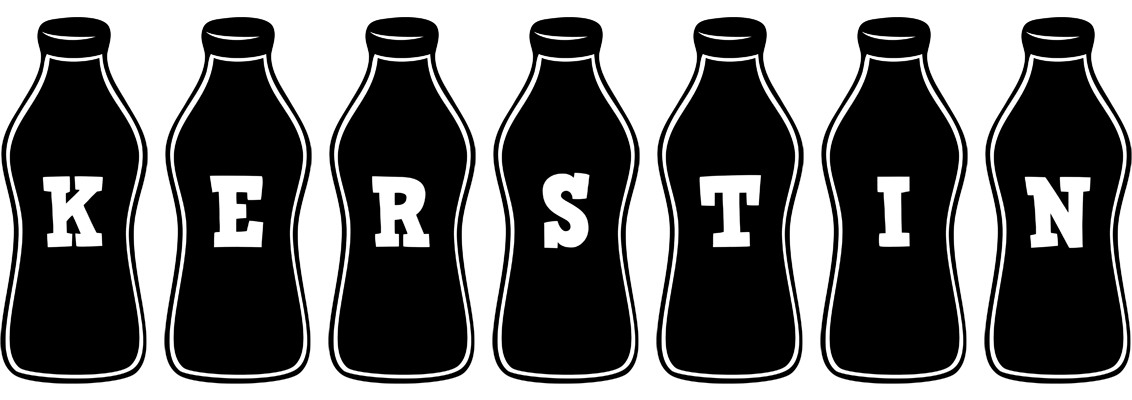 Kerstin bottle logo
