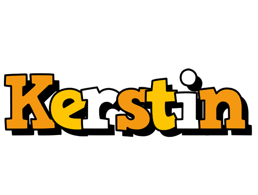 Kerstin cartoon logo