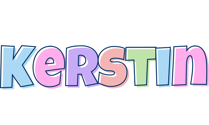 Kerstin pastel logo