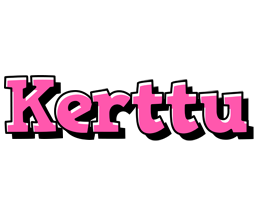 Kerttu girlish logo