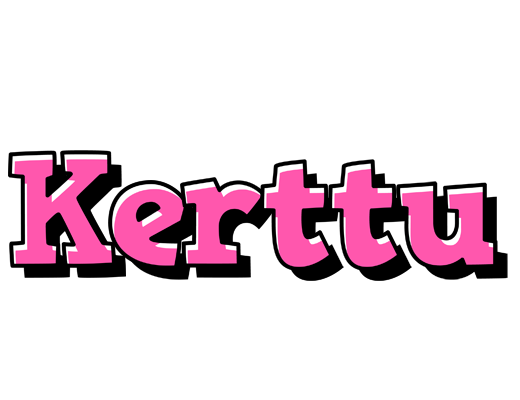 Kerttu girlish logo