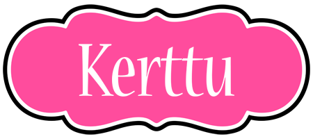 Kerttu invitation logo