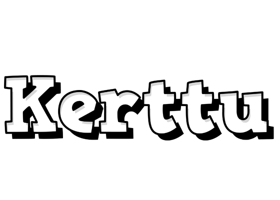 Kerttu snowing logo