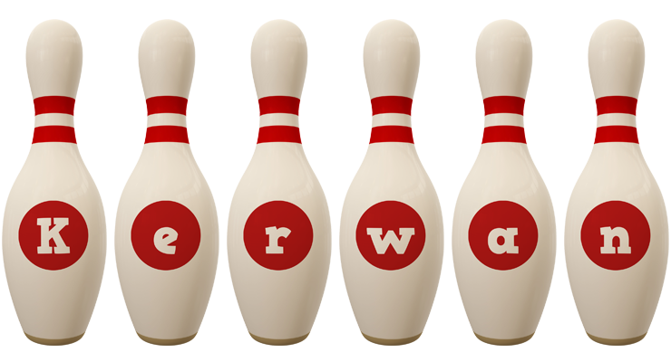 Kerwan bowling-pin logo