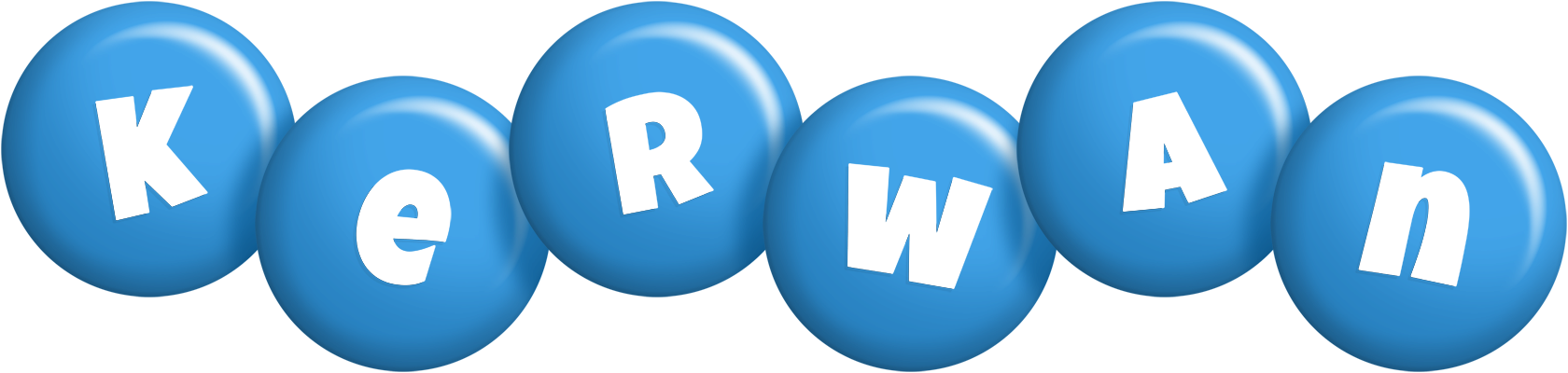 Kerwan candy-blue logo
