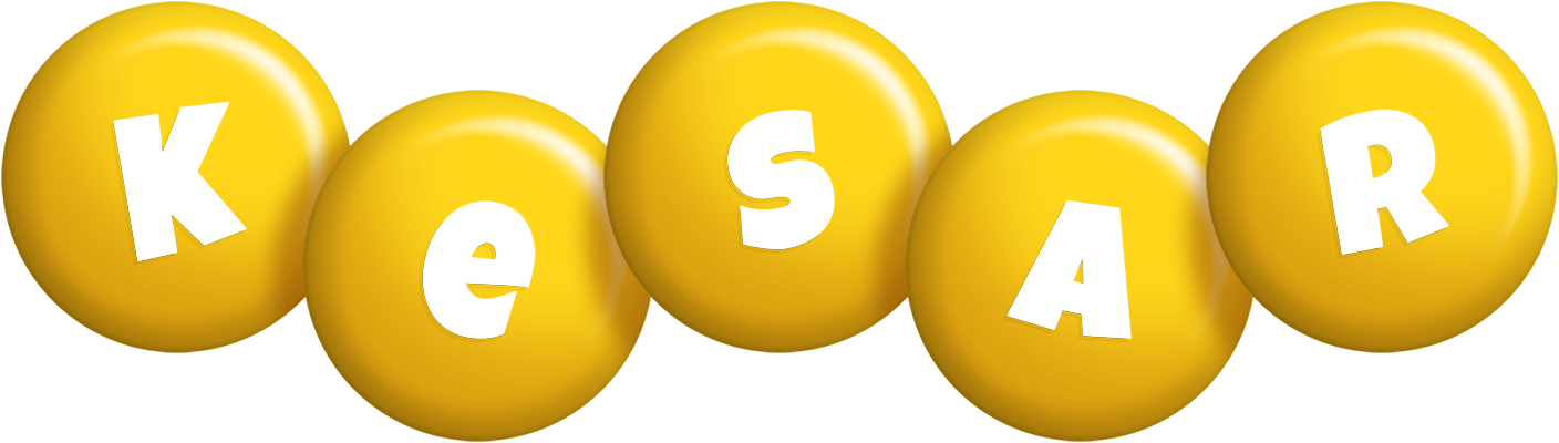 Kesar candy-yellow logo