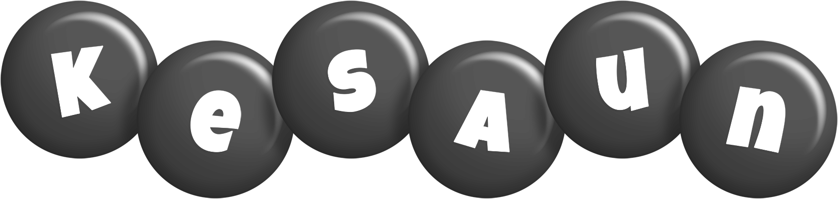 Kesaun candy-black logo
