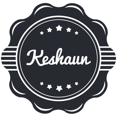 Keshaun badge logo