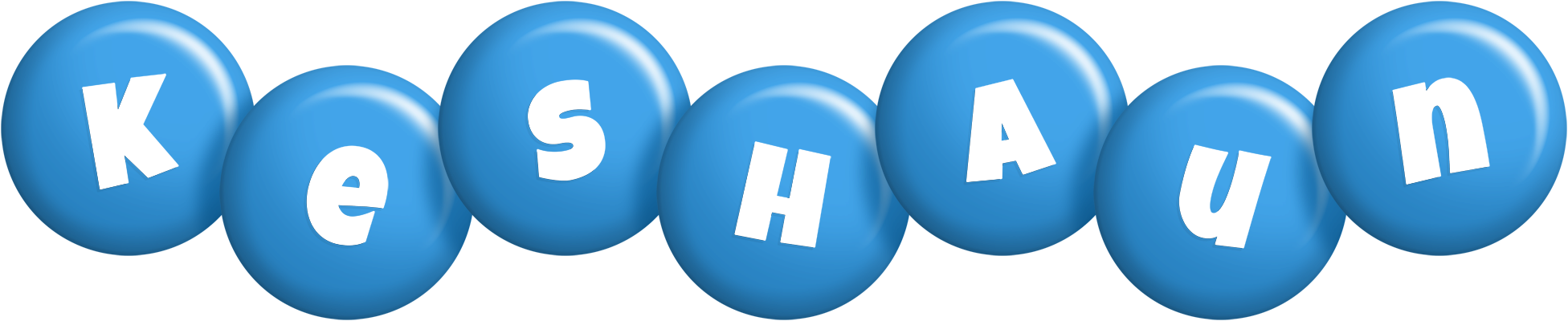 Keshaun candy-blue logo