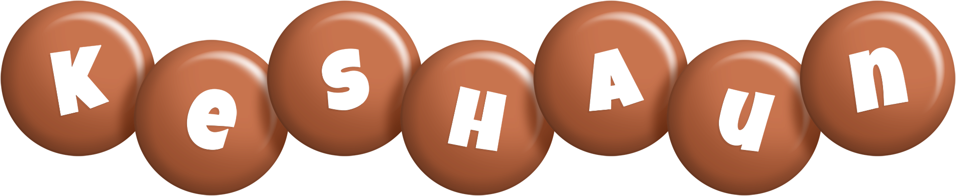 Keshaun candy-brown logo