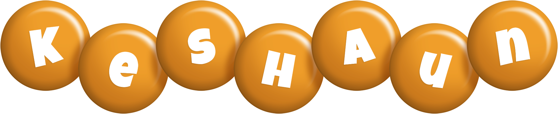 Keshaun candy-orange logo